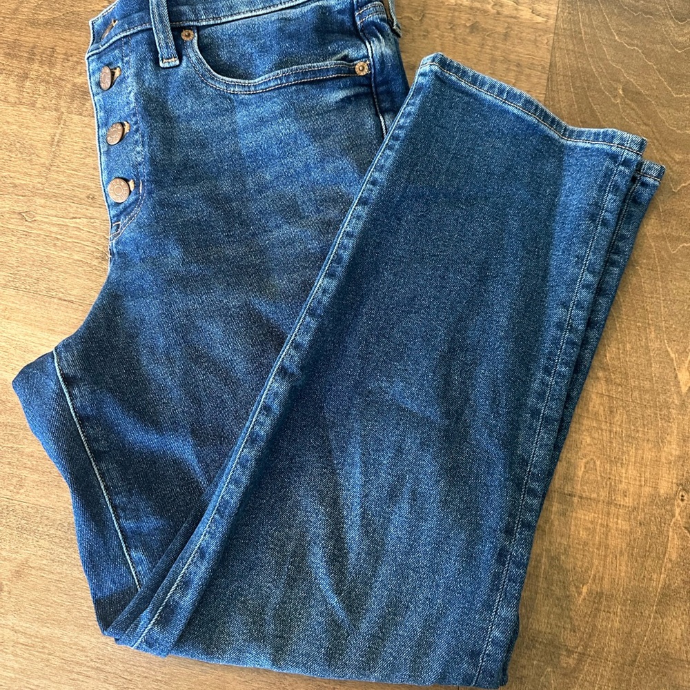 J. Crew High Rise Dark Blue Women's Jeans